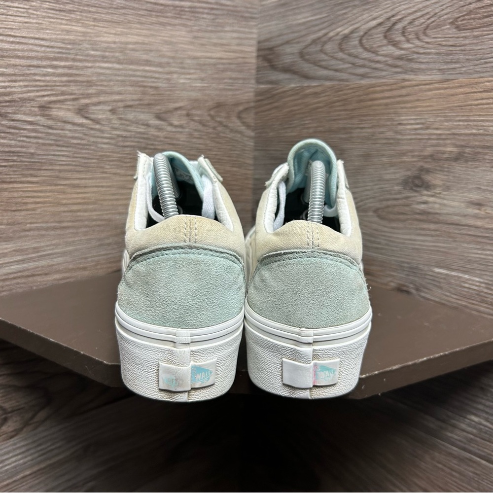 Vans old skool platform blue white - Picture 4 of 7
